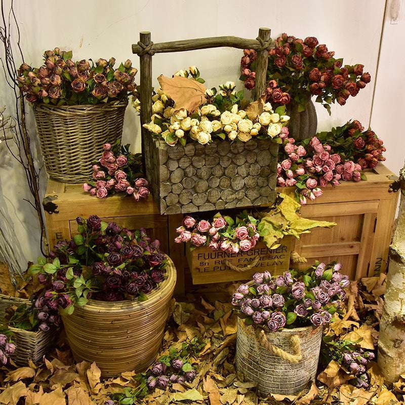 Artificial Flower Decor, Autumn Floral Arrangements, Decorative Home Accents - available at Sparq Mart