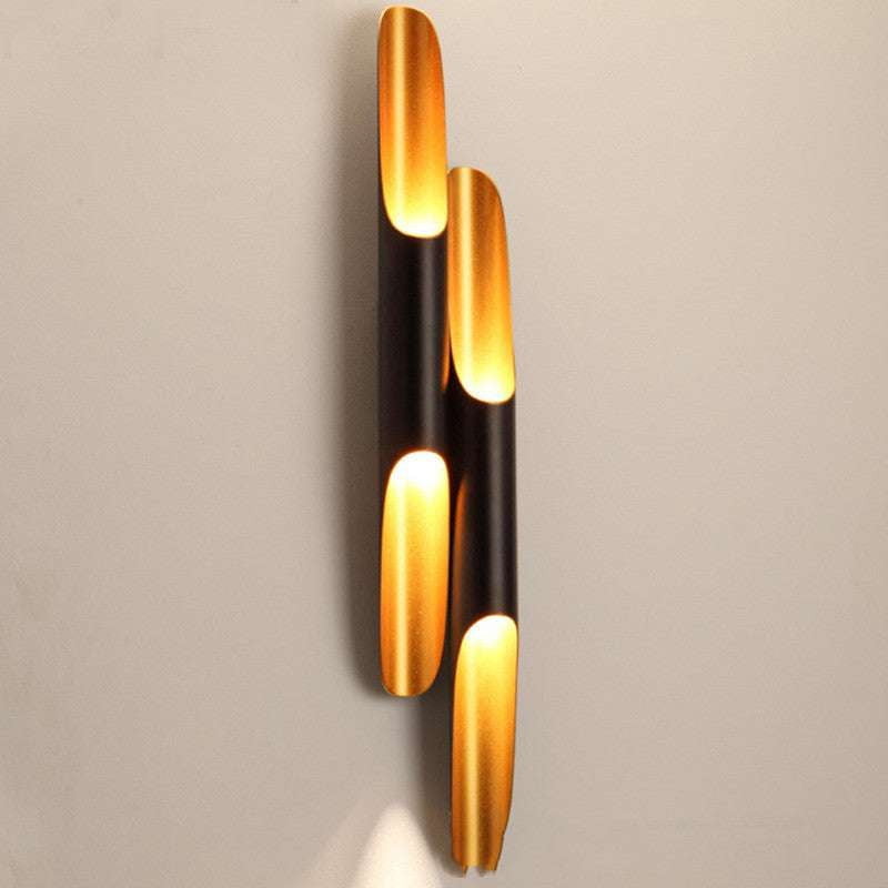 Bamboo Wall Lamp, Decorative Tube Lamp, Retro Bamboo Lighting - available at Sparq Mart