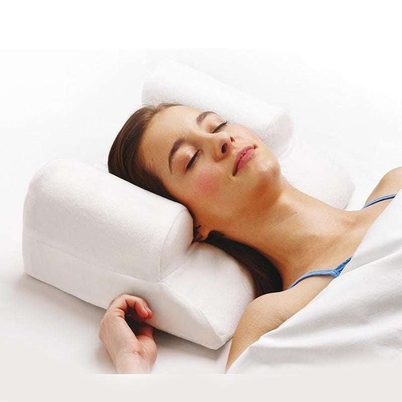 Anti Wrinkle Pillow, Comfort Face Pillow, Enhanced Sleep Pillow - available at Sparq Mart