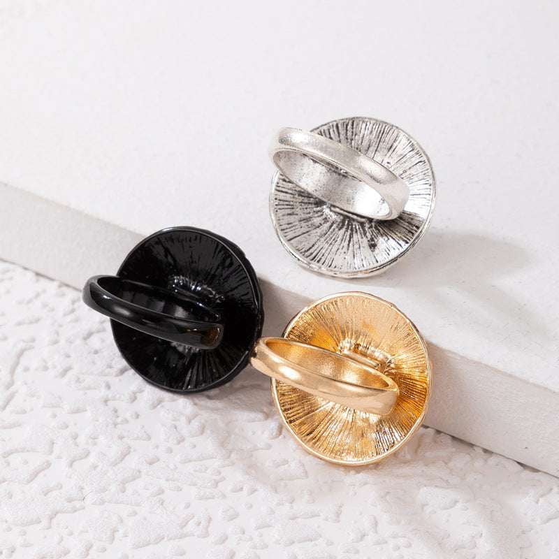 boho floral ring, unique statement rings, vintage flower jewelry - available at Sparq Mart