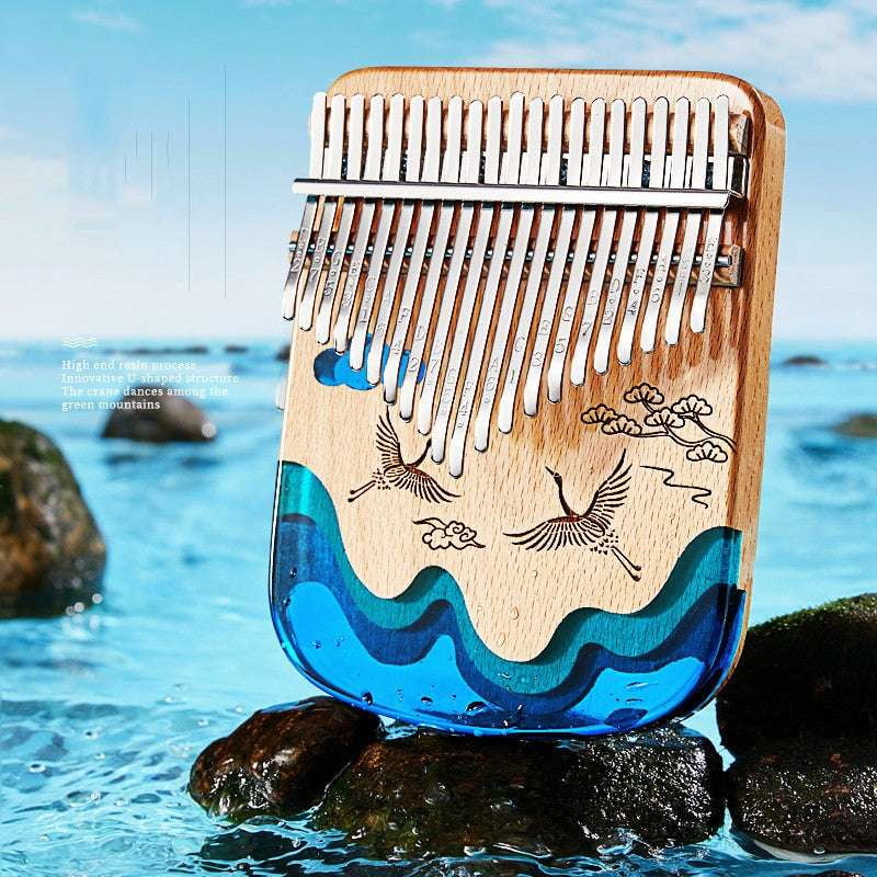 Acrylic Kalimba Instrument, Clear Sound Thumb Piano, Decorative Musical Kalimba - available at Sparq Mart