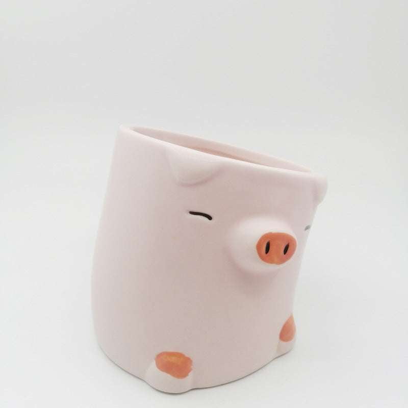 ceramic animal planters, indoor decorative pots, unique plant pot designs - available at Sparq Mart