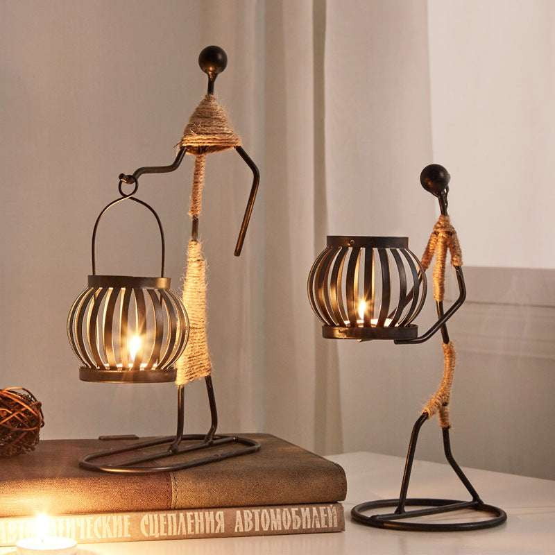 Elegant Candlestick Set, Girls Room Decor, Iron Candle Holder - available at Sparq Mart