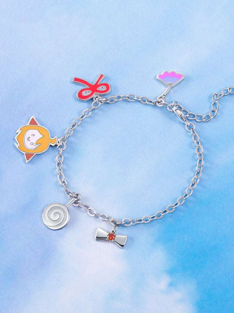 Cute Kitty Charm Bracelet, Gold Plated Animation Bracelet, Susu Girlfriends Bracelet - available at Sparq Mart