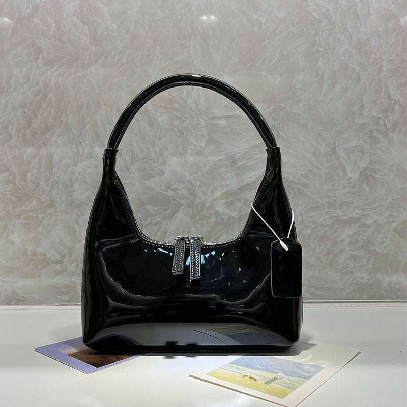 Leather Tote Handbag, Stylish Everyday Purse, Trendy Shoulder Tote - available at Sparq Mart