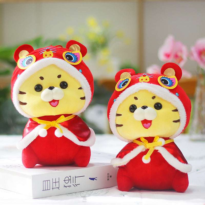 Chinese Style Plush, Little Tiger Doll, Tiger Plush Toy - available at Sparq Mart