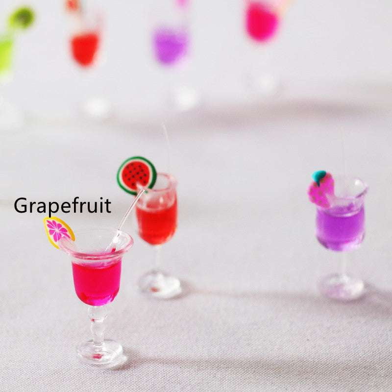 Colorful Cocktail Models, Miniature Fruit Set, Play Fruit Simulation - available at Sparq Mart