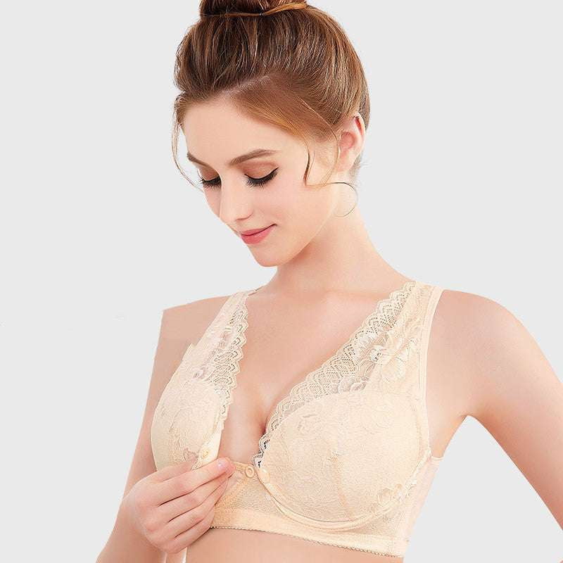 Comfortable Nursing Bra, Lace Maternity Bra, Supportive Pregnancy Bra - available at Sparq Mart