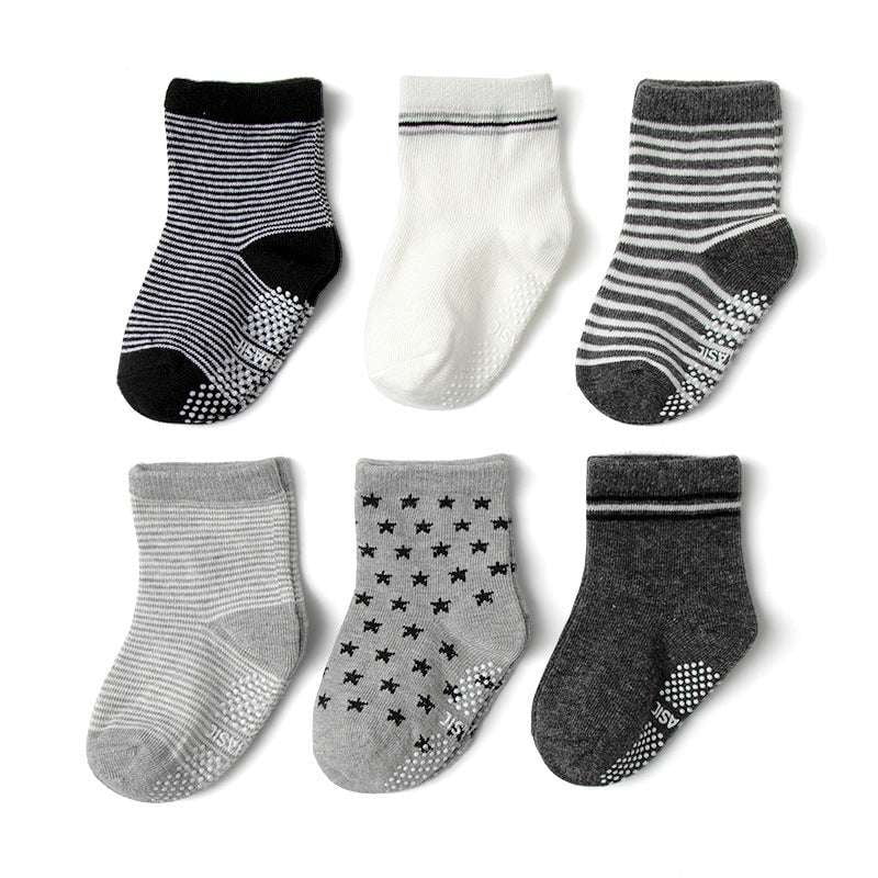 Cotton children's socks, Kids breathable socks, Non-slip toddler socks - available at Sparq Mart