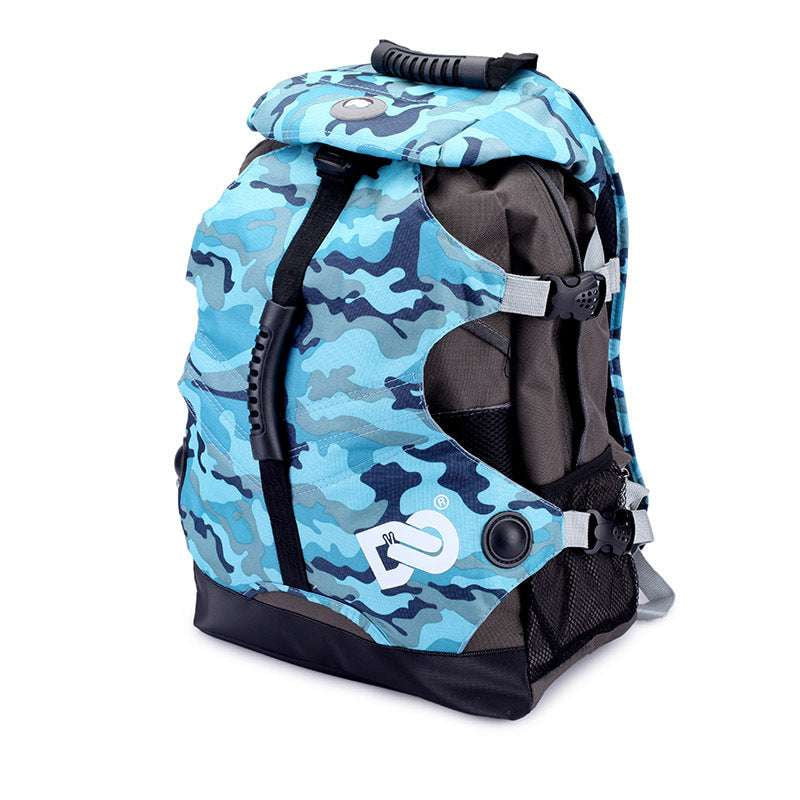 Camouflage Skating Bag, Roller Skating Backpack, Skate Gear Bag - available at Sparq Mart