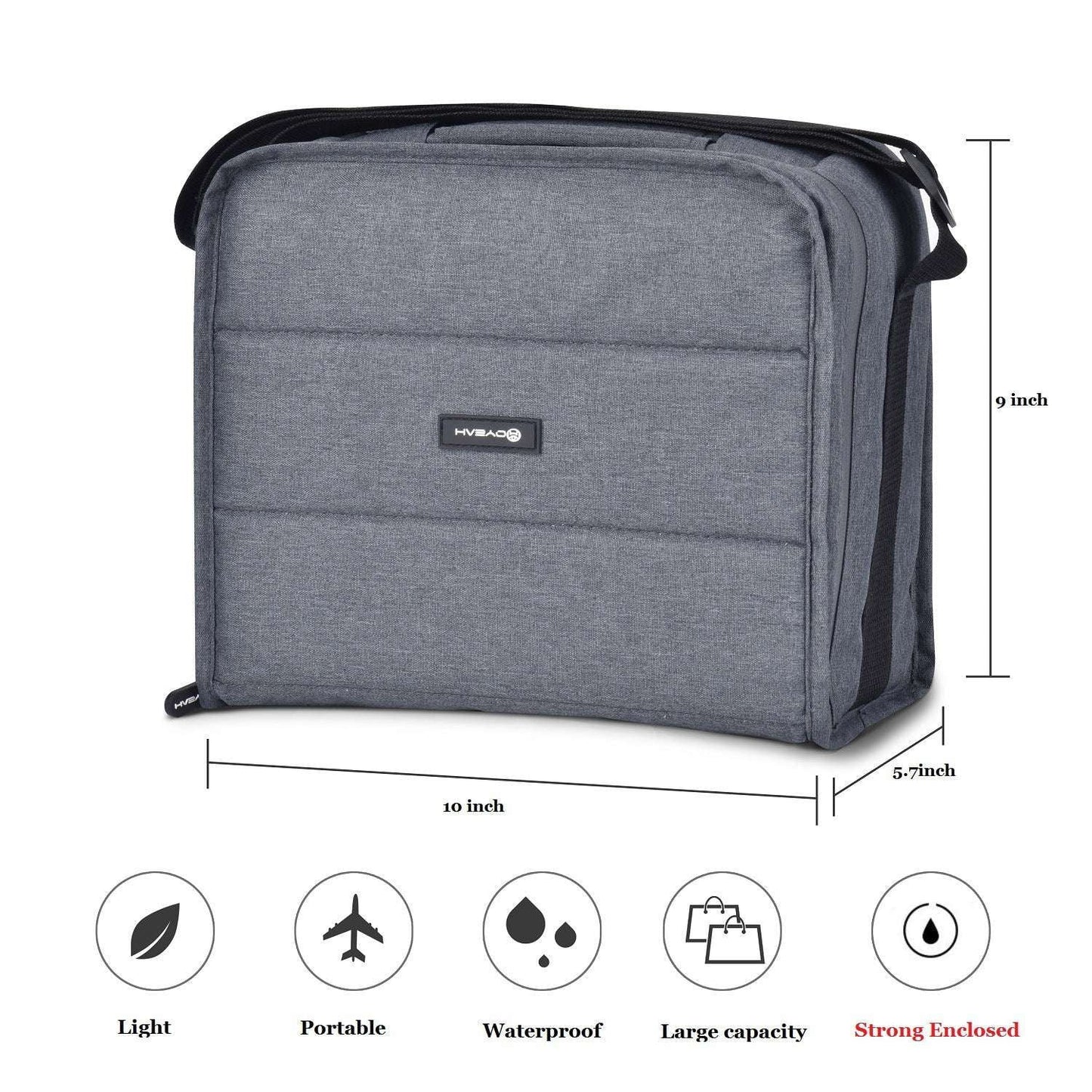 Clean Travel Pouch, Portable Sterilizer Organizer, UV Sanitizing Travel Bag - available at Sparq Mart