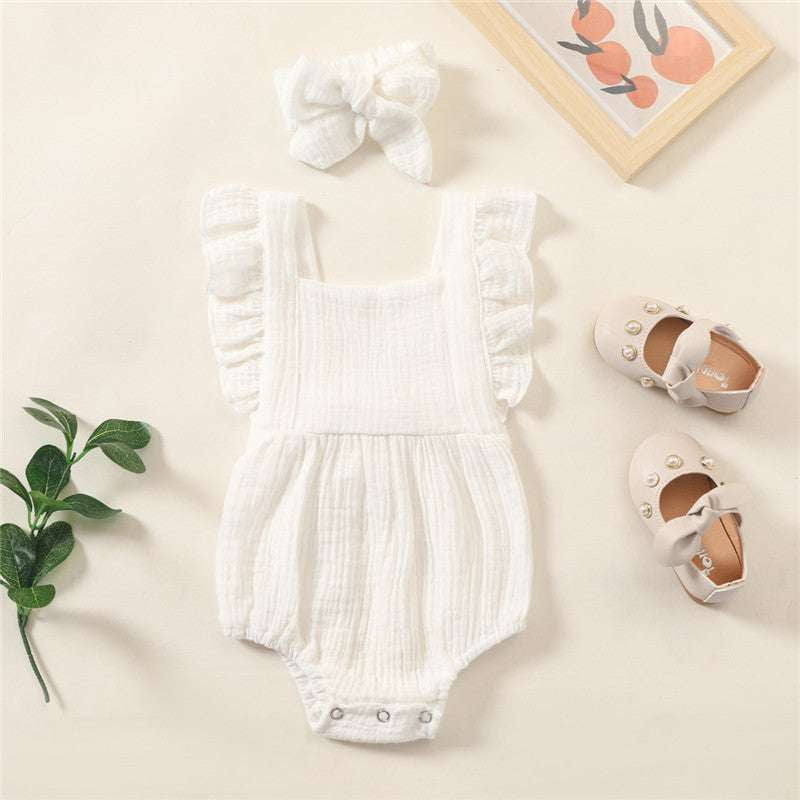 Comfortable Toddler Outfit, Cute Infant Playsuit, Soft Cotton Baby Romper - available at Sparq Mart