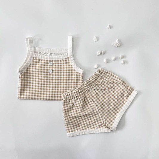 Comfortable Toddler Loungewear, Cotton Infant Outfit, Cozy Baby Summer Sets - available at Sparq Mart