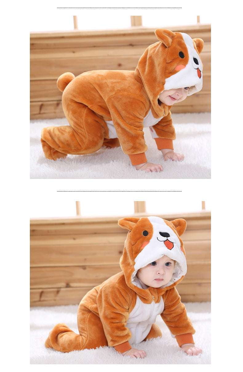 baby romper suits, cute animal onesies, infant jumpsuit outfit - available at Sparq Mart