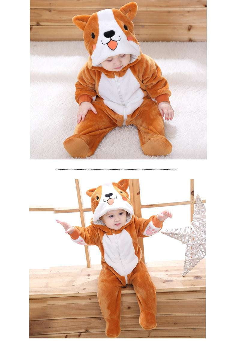 baby romper suits, cute animal onesies, infant jumpsuit outfit - available at Sparq Mart