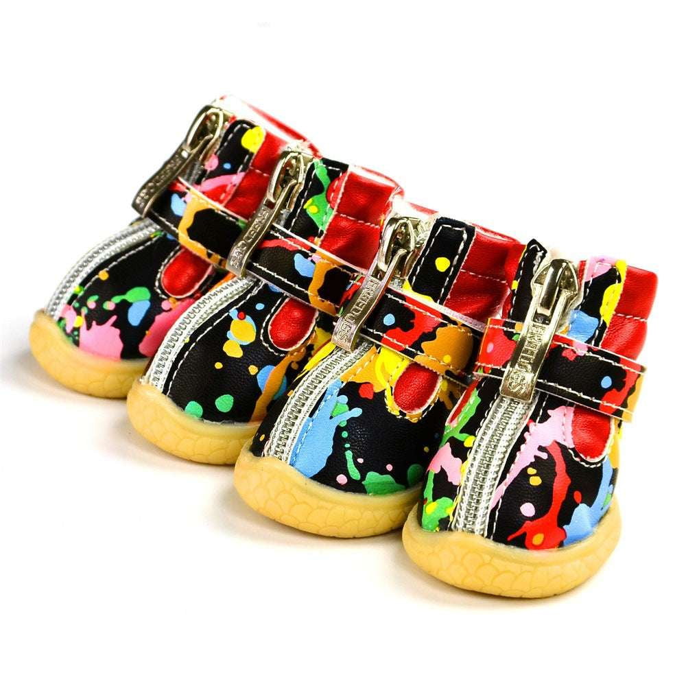 Durable Dog Booties, Protective Puppy Shoes, Winter Pet Footwear - available at Sparq Mart