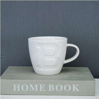 Creative English Letter Ceramic Cup, Every Occasion, Unique Gift - available at Sparq Mart