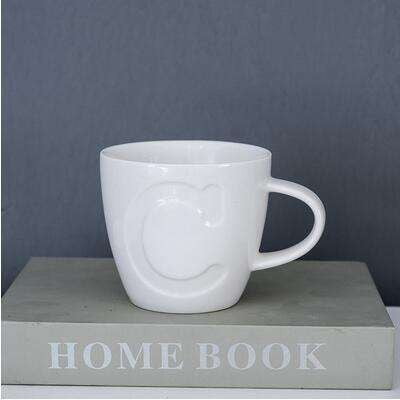 Creative English Letter Ceramic Cup, Every Occasion, Unique Gift - available at Sparq Mart