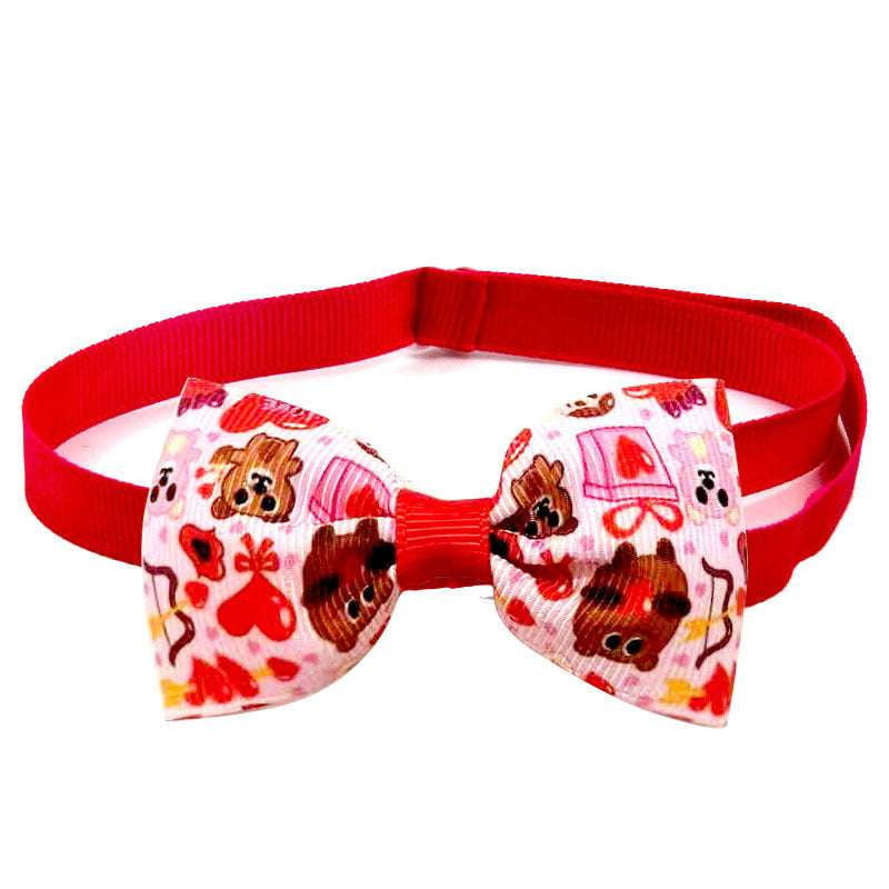 Cat Bow Tie, Cupid Cat Bowtie, Festive Feline Accessory - available at Sparq Mart