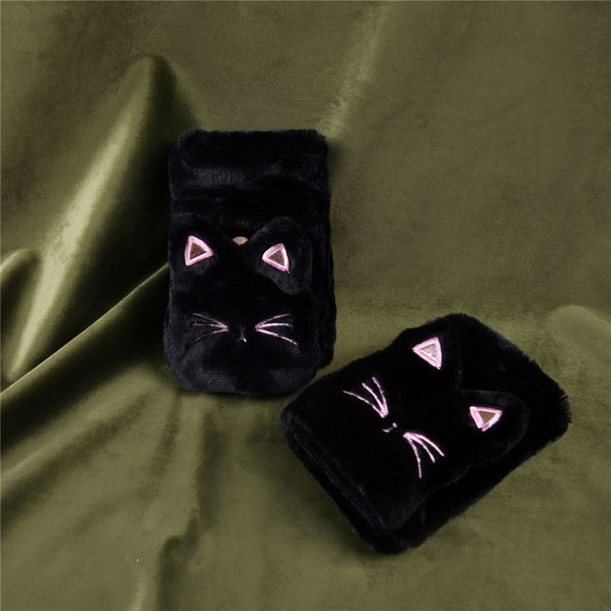 Cute Bunny Gloves, Lucky Cat Mittens, Plush Flip Gloves - available at Sparq Mart