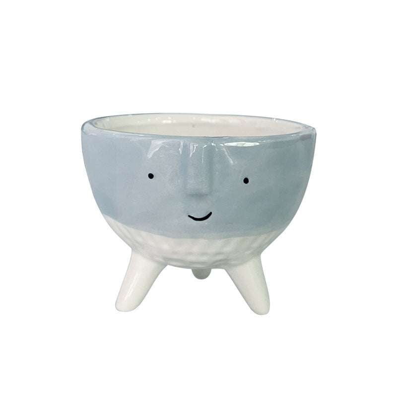 Cartoon Flowerpots, Cute Succulent Pots, Hand Drawn Planters - available at Sparq Mart