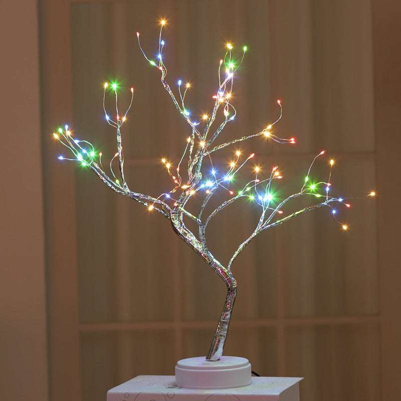 LED Bonsai Tree Light, Tabletop Night Lamp Decor, USB Ambient Lighting Tree - available at Sparq Mart