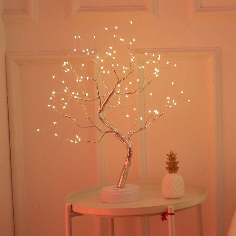 LED Bonsai Tree Light, Tabletop Night Lamp Decor, USB Ambient Lighting Tree - available at Sparq Mart