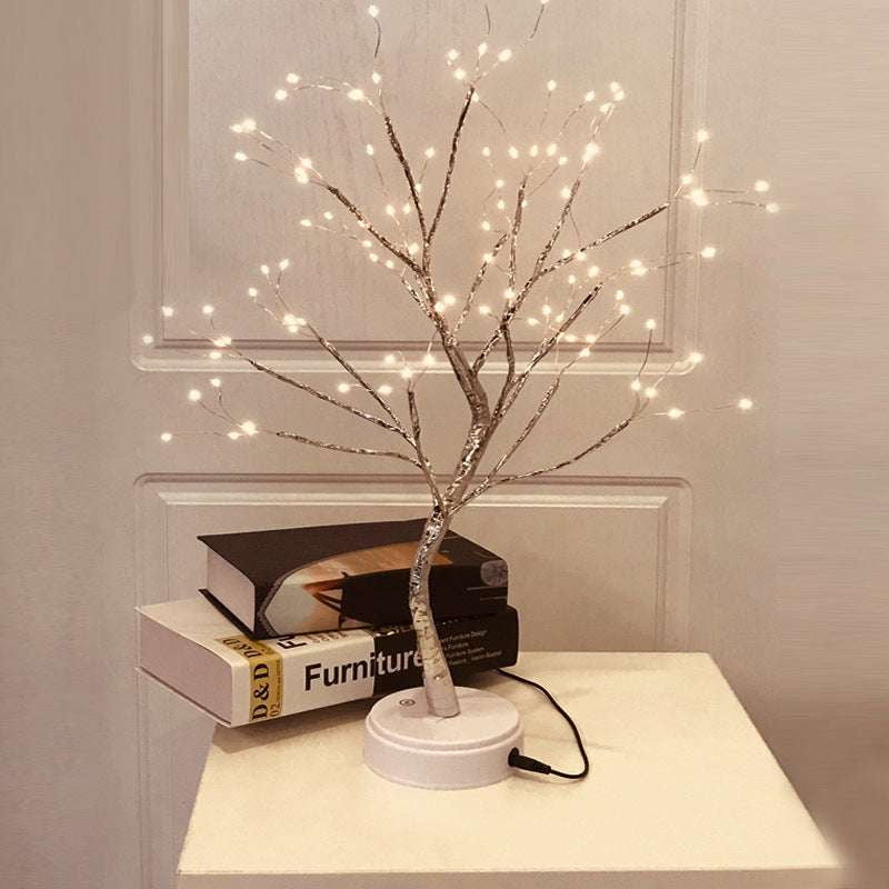 LED Bonsai Tree Light, Tabletop Night Lamp Decor, USB Ambient Lighting Tree - available at Sparq Mart