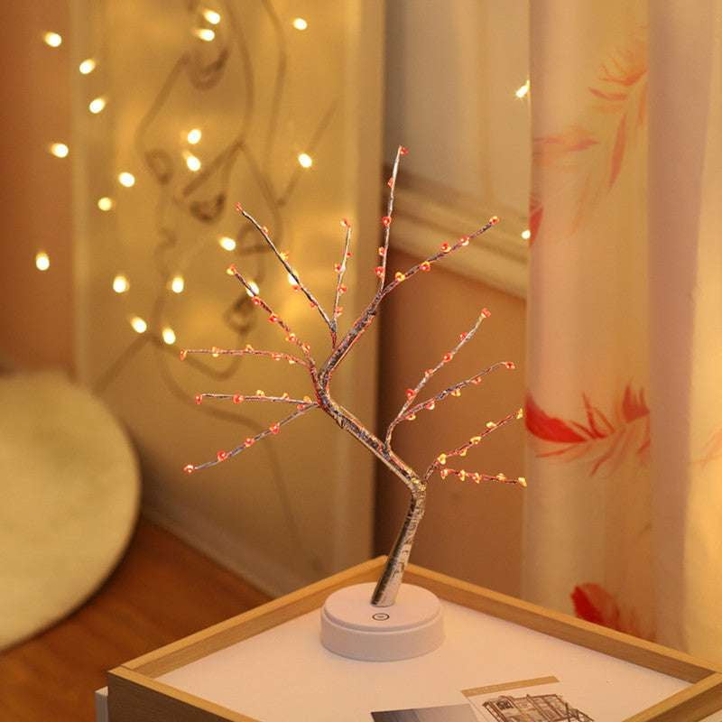 LED Bonsai Tree Light, Tabletop Night Lamp Decor, USB Ambient Lighting Tree - available at Sparq Mart