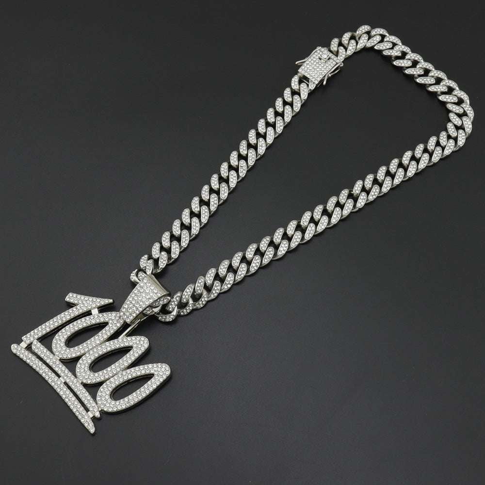 Gold Plated Necklace, Hip-Hop Necklace Gold, Men's Chain Pendant - available at Sparq Mart