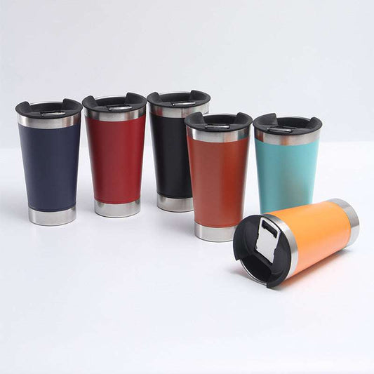 coffee cup, portable coffee cup, stainless steel coffee cup - available at Sparq Mart