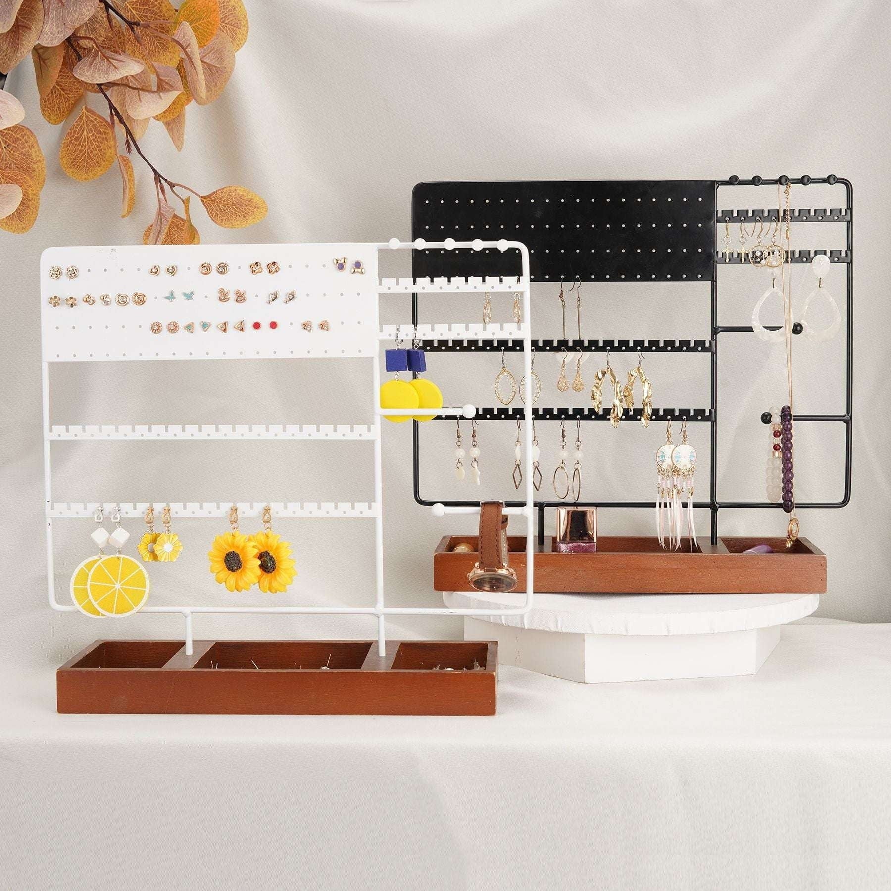 Chic Earring Holder, Elegant Earring Stand, Jewelry Display Organizer - available at Sparq Mart