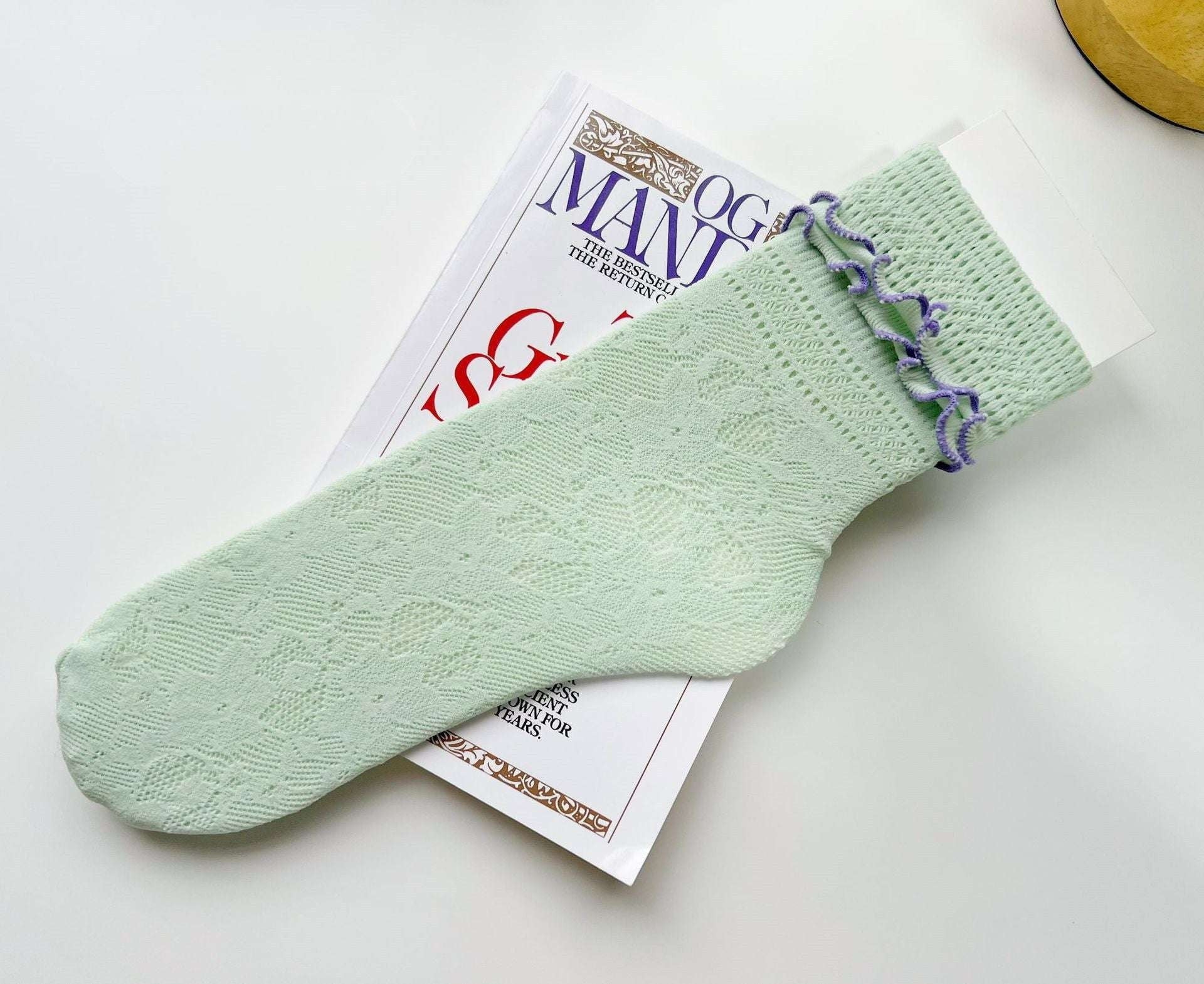 Elegant Lace Socks, Fashion Sock Trends, Lace Ankle Socks - available at Sparq Mart