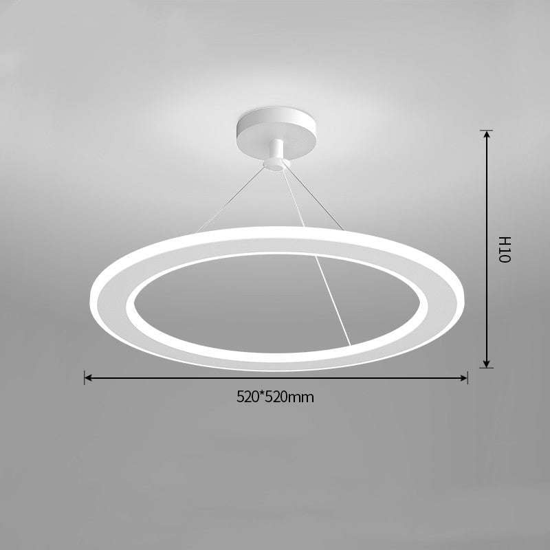 Circular Ceiling Light., LED Bedroom Chandelier, Modern Study Lighting - available at Sparq Mart