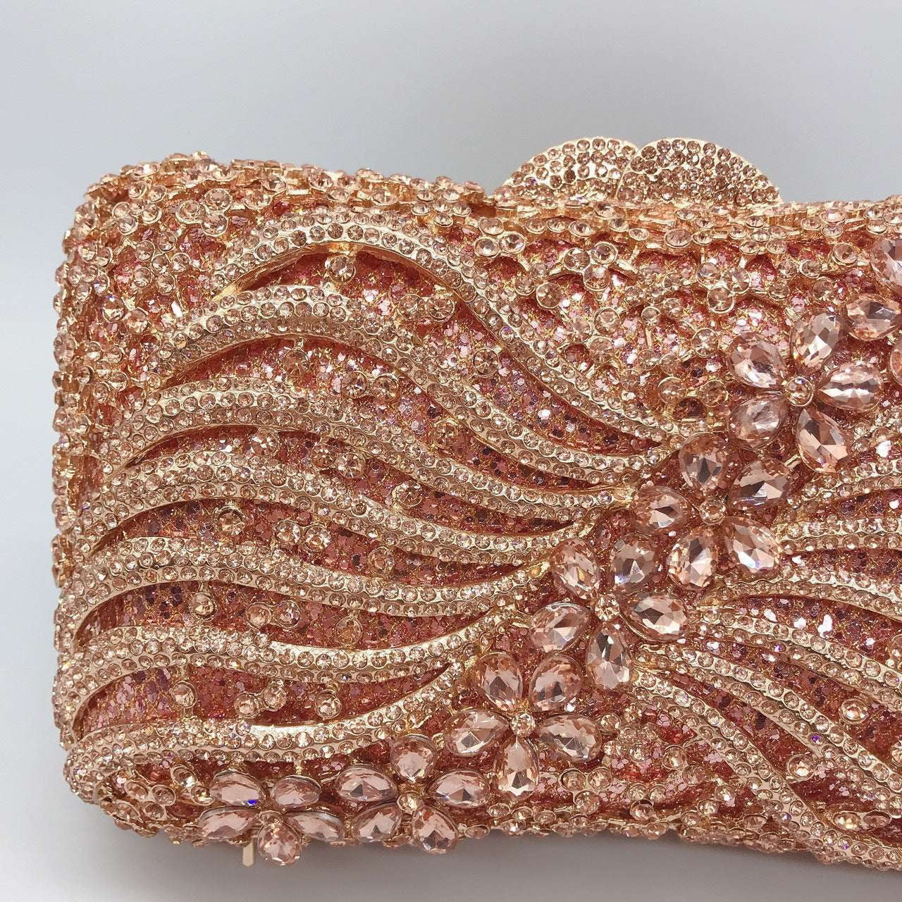 Elegant evening bag, Rhinestone evening clutch, Sparkly banquet clutch - available at Sparq Mart