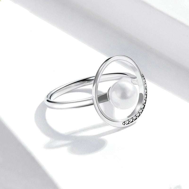 Elegant Silver Ring, S925 Shellfish Ring, Women's Silver Jewelry - available at Sparq Mart