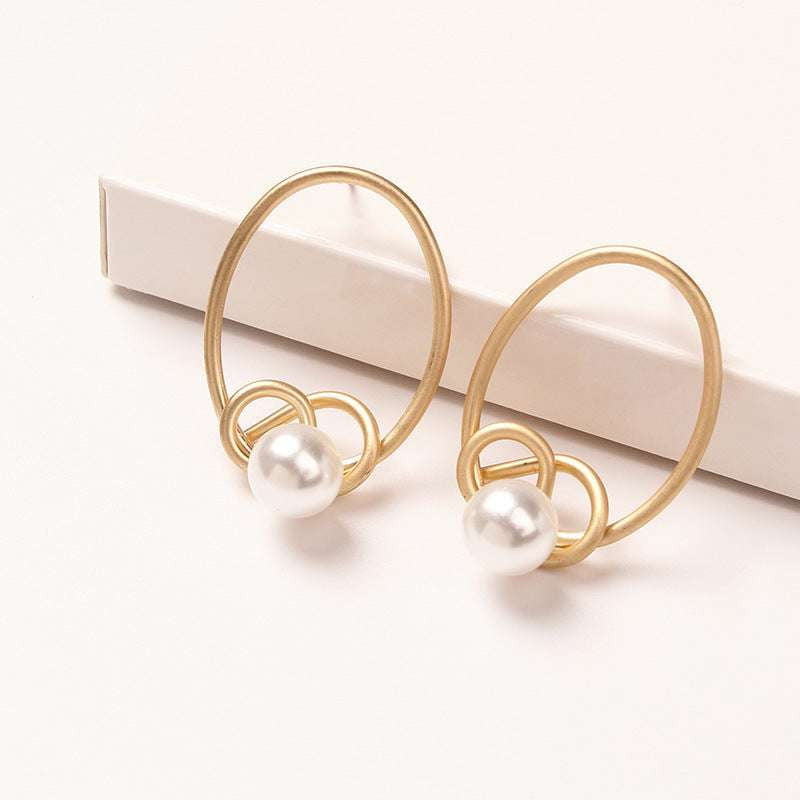 Elegant, Pearl Earrings, Water Drop - available at Sparq Mart