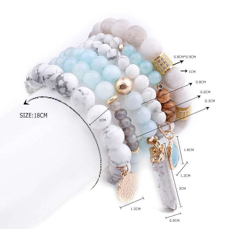 Elegant Bracelet Gift, Healing Stone Bracelet, Natural Stone Jewelry - available at Sparq Mart