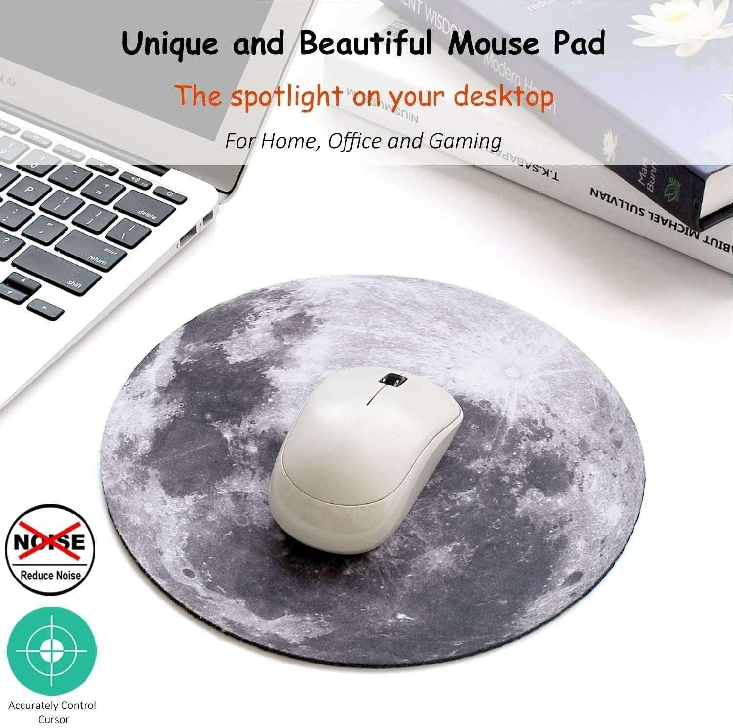 circular gaming pad, ergonomic mouse mat, non-slip mousepad - available at Sparq Mart