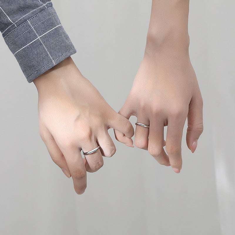 adjustable love ring, eternal silver band, sterling couple rings - available at Sparq Mart