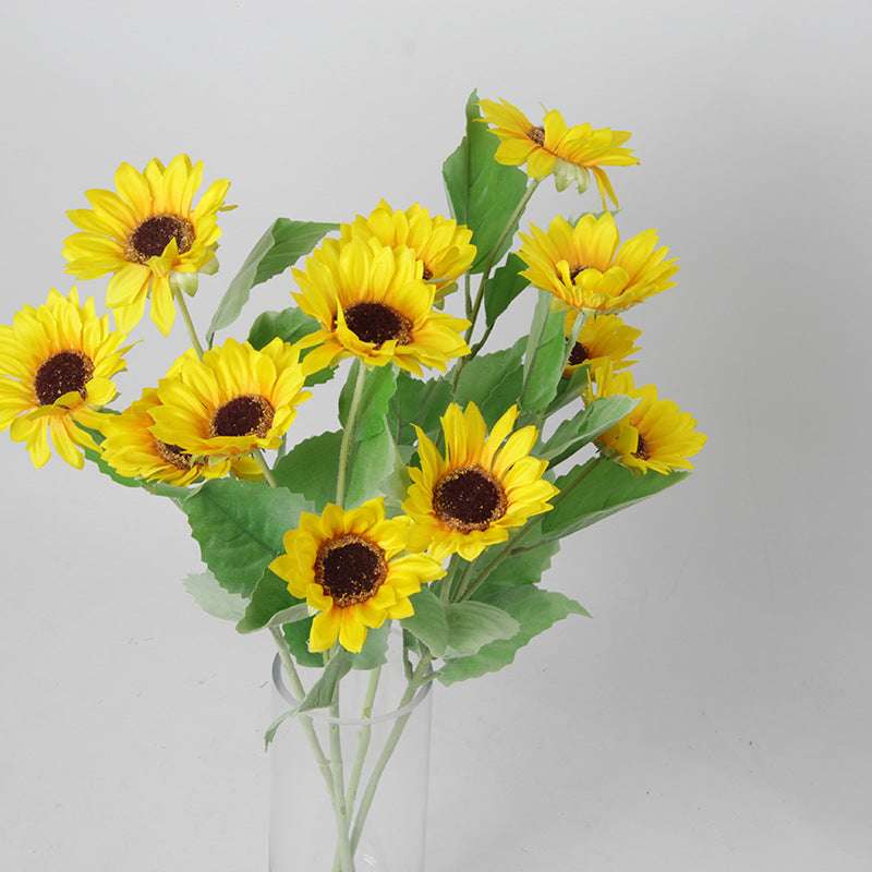 artificial flower, desktop decorative crafts, Mini sunflower decor - available at Sparq Mart