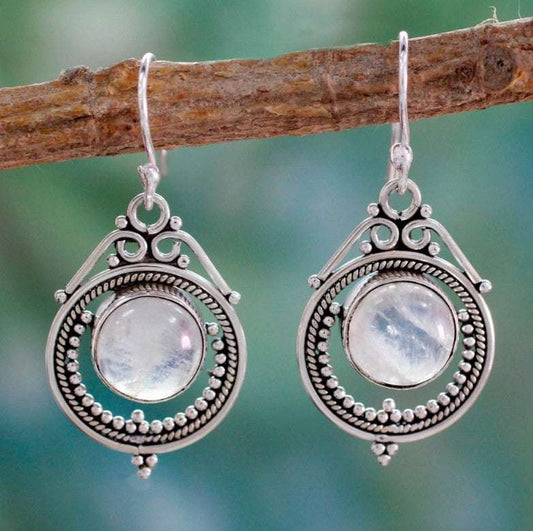 Exquisite, Moonstone earrings - available at Sparq Mart