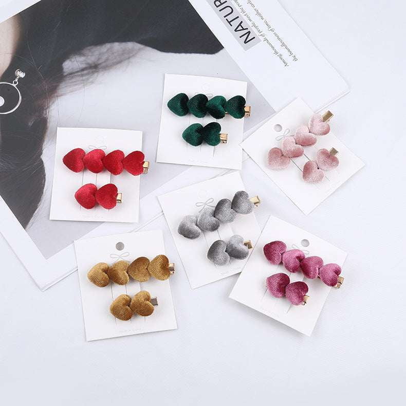 Cloth Art Hairpins, Decorative Hairpin Set, Korean Style Hairpins - available at Sparq Mart