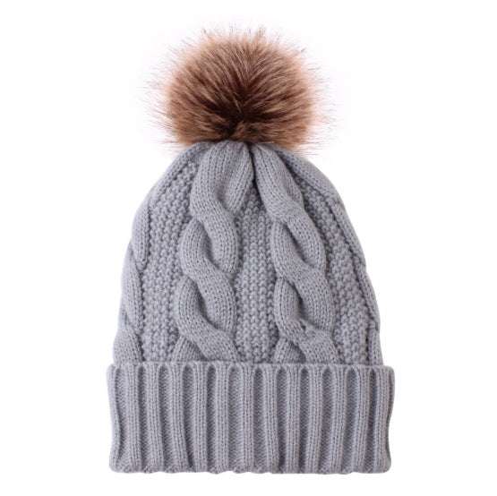 Fashionable Knitted Hats, Solid Color Wool Hats, Women's Warm Hats - available at Sparq Mart