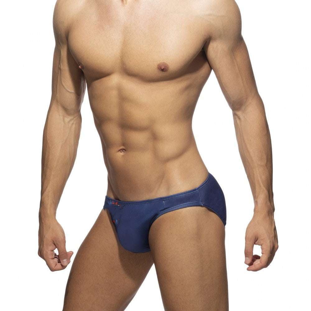 Comfortable Swimming Briefs, Low Waist Swim Trunks, Men's Printed Swimwear - available at Sparq Mart