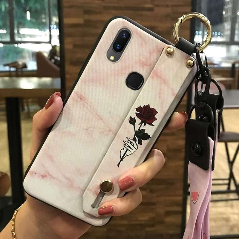 Fashion Phone Protector, Shockproof Floral Cover, VIVO X21i Case - available at Sparq Mart