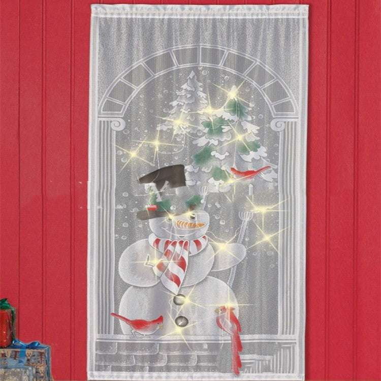 Festive Christmas Curtains, Living Room Bedroom, Vertical Blackout Curtains - available at Sparq Mart