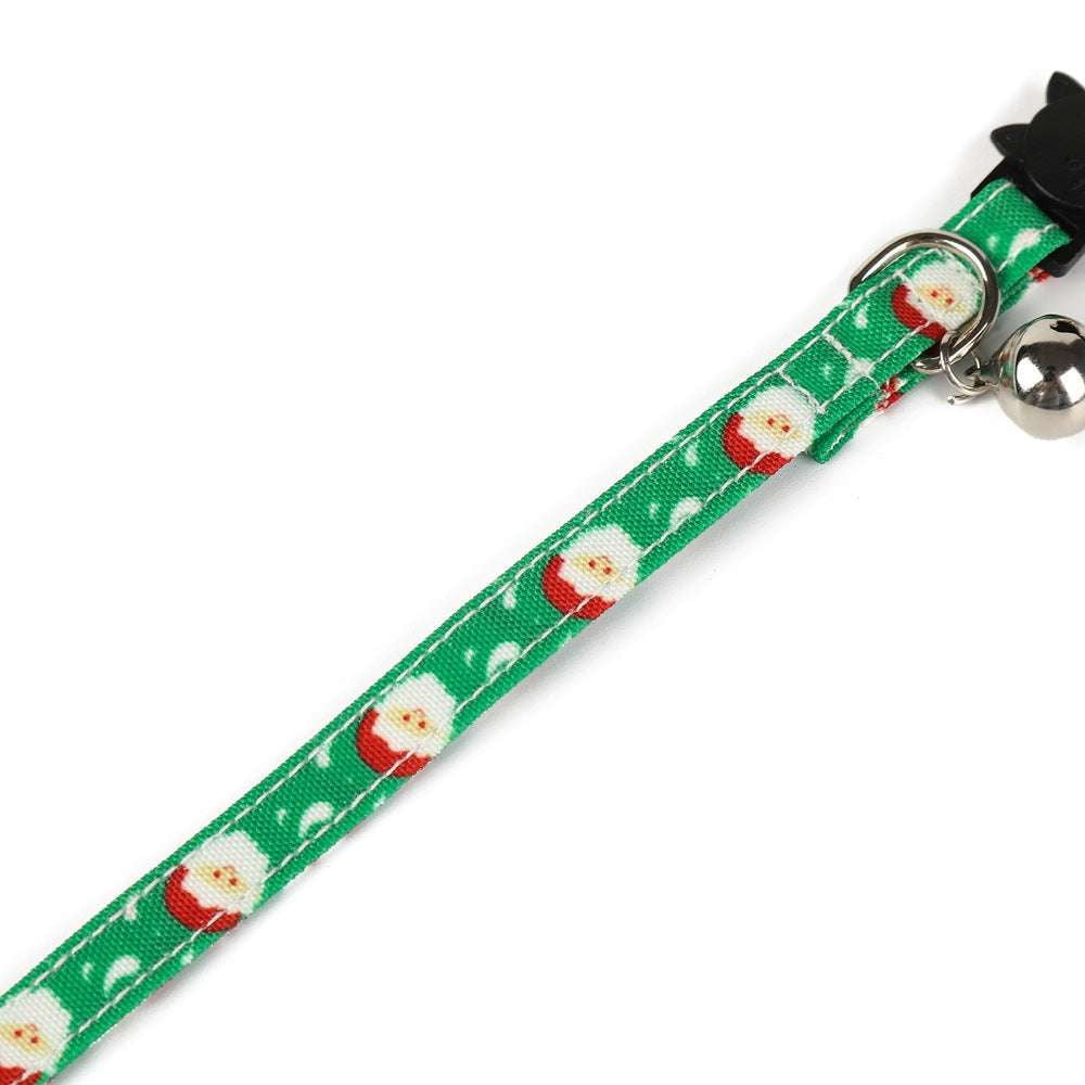 Adjustable Christmas Cat Collar, Festive Christmas Pet Collar, Holiday Dog Collar Accessory - available at Sparq Mart