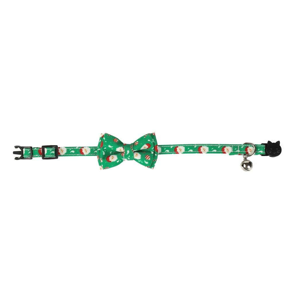 Adjustable Christmas Cat Collar, Festive Christmas Pet Collar, Holiday Dog Collar Accessory - available at Sparq Mart