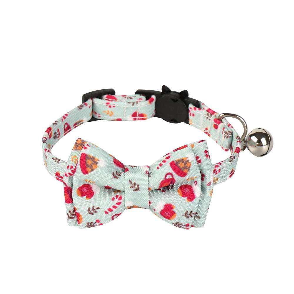 Adjustable Christmas Cat Collar, Festive Christmas Pet Collar, Holiday Dog Collar Accessory - available at Sparq Mart